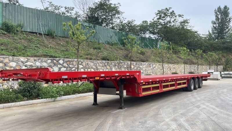 鵝頸低平板半掛車